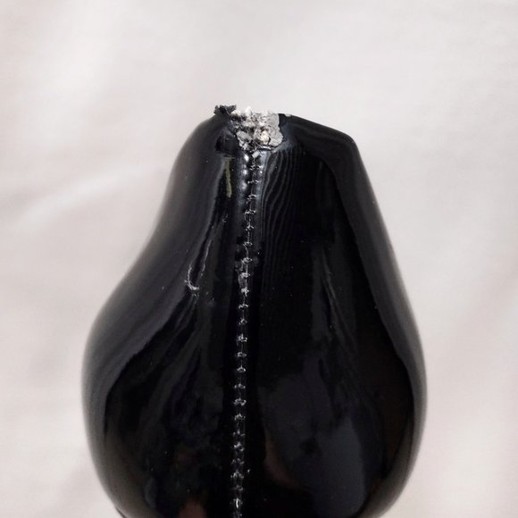 Marc Fisher Black Platform Open Toe Patent Leather Stiletto Pumps - Picture 12 of 16